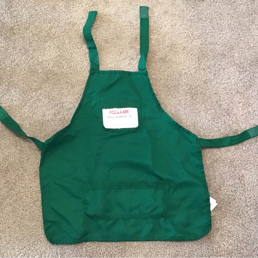 Melissa and Doug Fresh Mart Green Apron with Pocket